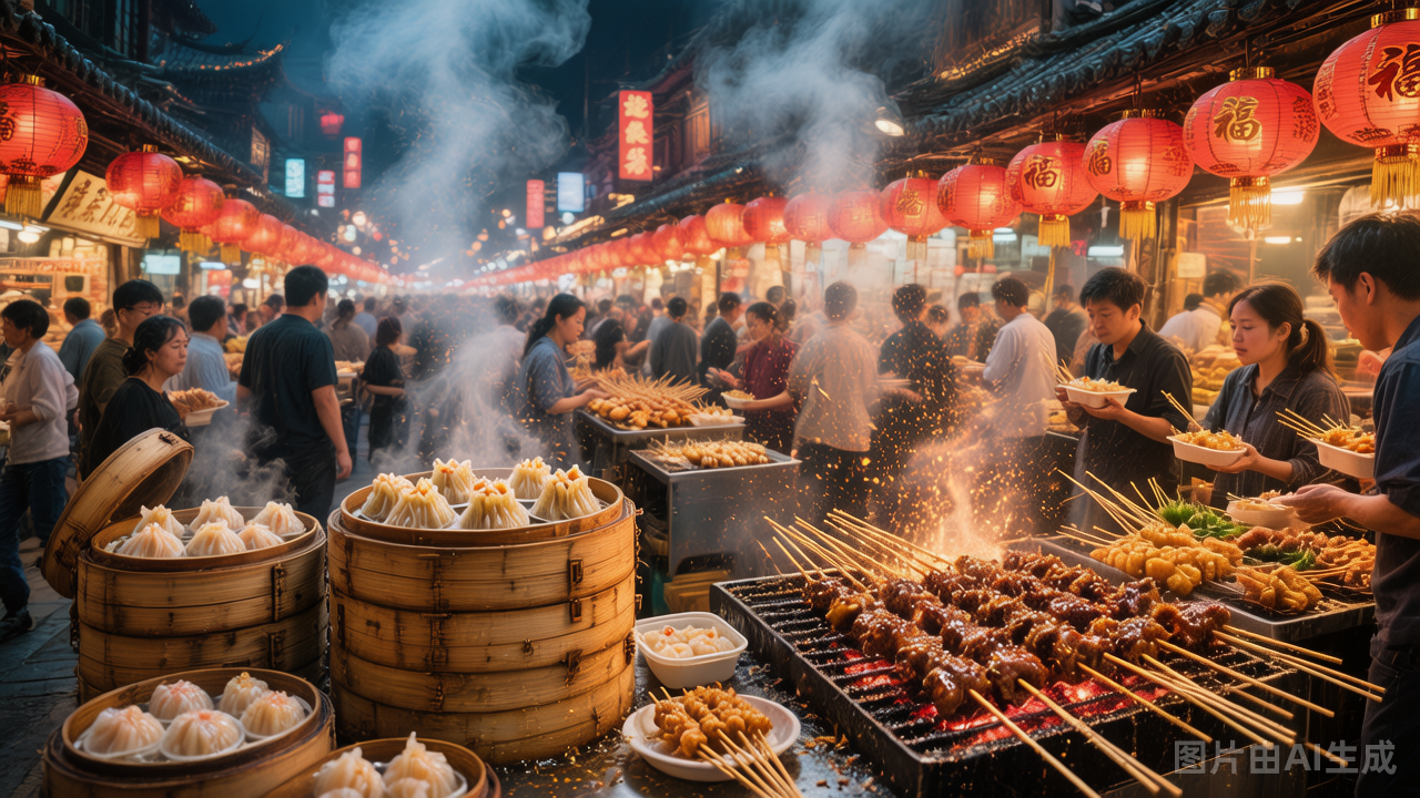 Chengdu street skewers
