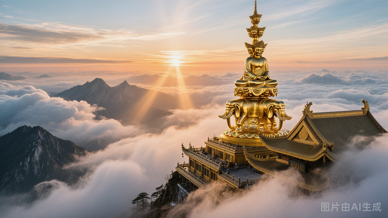 Emei Mountain Buddhist sacred mountain Sichuan