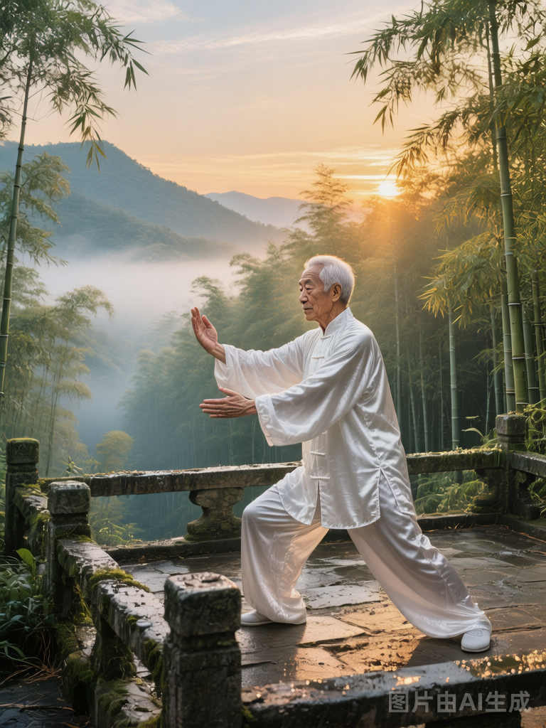 Tai Chi practice in China